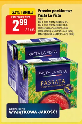 Przecier pomidorowy Pasta La Vista promocja w POLOmarket