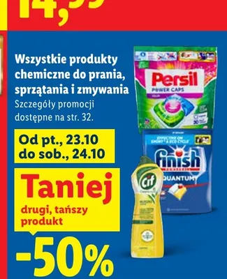 Produkty chemiczne do prania sprzątania i zmywania promocja w Lidl