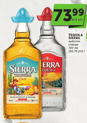 Tequila Sierra Blanco promocja w Groszek