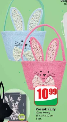 Koszyk z juty promocja w Dino