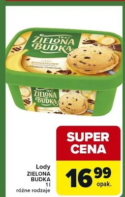 Lody zielona budka różne rodzaje promocja w Carrefour Express