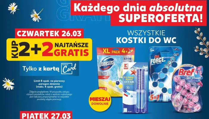 Kostki do WC wszystkie rodzaje  promocja w Kaufland