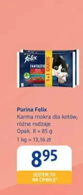 Karma mokra dla kotów Felix promocja w Drogerie DM