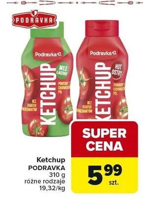 Ketchup różne rodzaje promocja w Carrefour Market