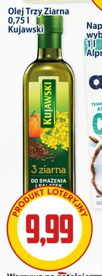 Olej rzepakowy Trzy Ziarna Kujawski promocja w Kupiec