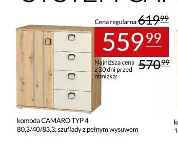 Komoda Camaro Typ 4 promocja w Abra Meble