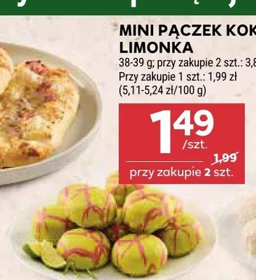 Mini pączek limonka promocja w Stokrotka