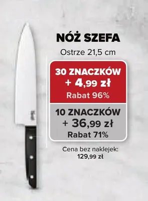 Nóż szefa Consigli promocja w Intermarche