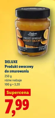 Produkt owocowy do smarowania promocja w Lidl