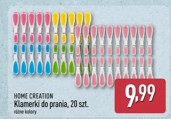 Klamerki do prania, 20 szt. promocja w Aldi