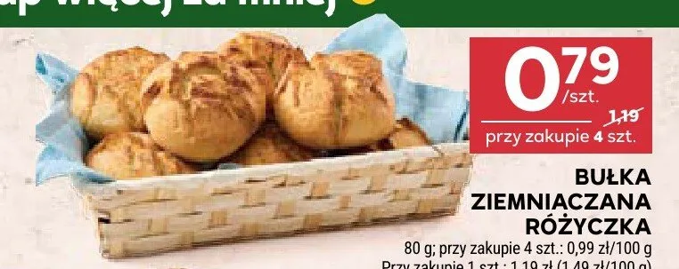 Bułka ziemniaczana Różyczka promocja w Stokrotka