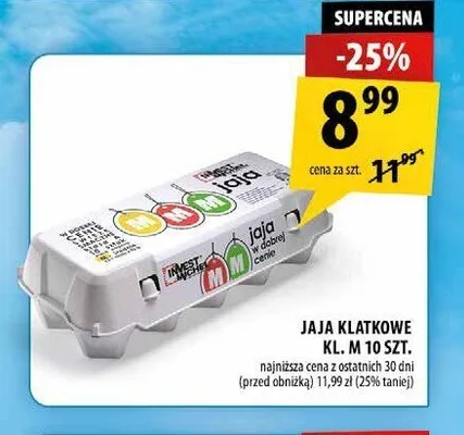 Jaja klatkowe kl. M promocja w Arhelan