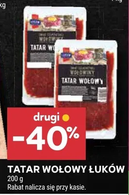 Tatar wołowy łuków promocja w Stokrotka