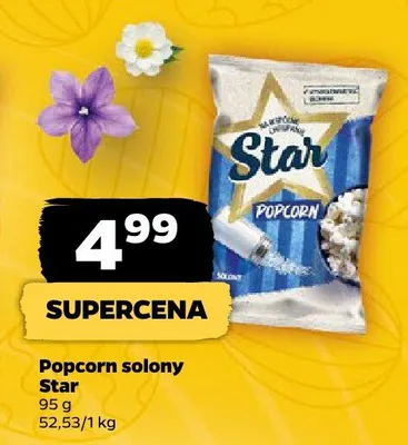 Popcorn solony promocja w Netto