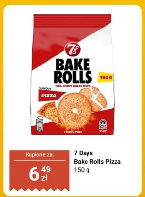 Bake Rolls Pizza 7 Days promocja w Biedronka
