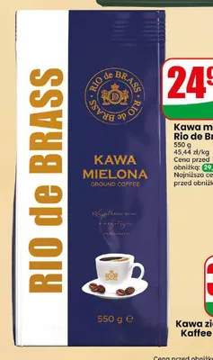 Kawa mielona Rio de Brass promocja w Dino