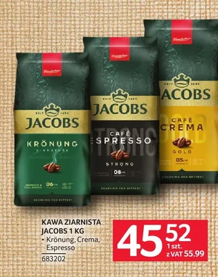Kawa ziarnista Jacobs Krönung promocja w Selgros