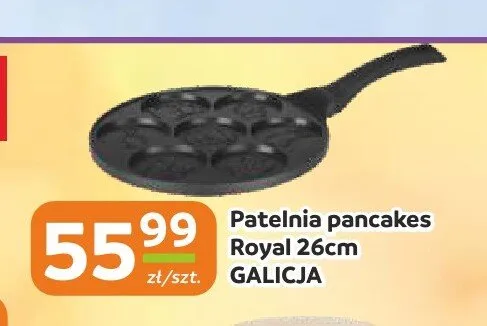 Patelnia do naleśników pancakes Galicja Royal 26 cm promocja w Społem Częstochowa