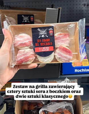 Ser na grill Tomino Del Boscaiolo Czas na Grill 4x z boczkiem 2x klasyczny promocja w Biedronka