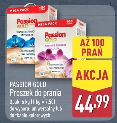 Proszek do prania tkanin kolorowych promocja w Aldi