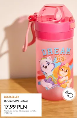 Bidon PAW Patrol Sinsay promocja w Sinsay