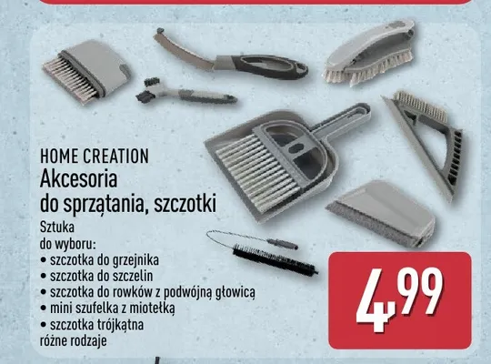 Mini szufelka z miotełką Home Creation promocja w Aldi