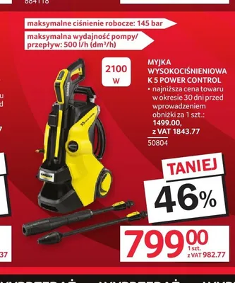 Myjka wysokociśnieniowa Kärcher K 5 Power Control promocja w Selgros