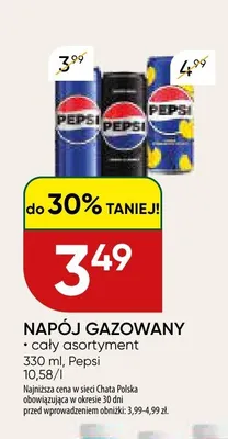 Napój gazowany Pepsi Max promocja w Chata Polska