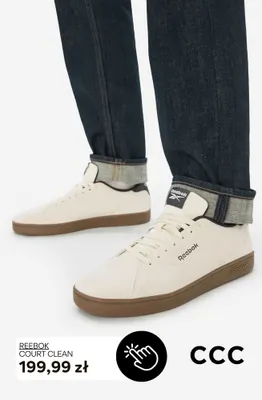 Buty Reebok Court Clean promocja w CCC
