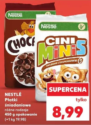 Płatki śniadaniowe różne rodzaje promocja w Kaufland