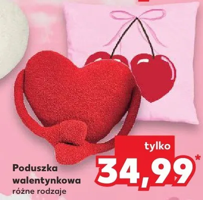 Poduszka walentynkowa promocja w Kaufland