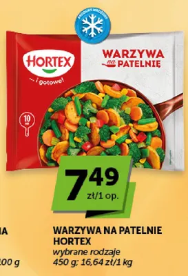 Warzywa na patelnię Hortex promocja w Groszek