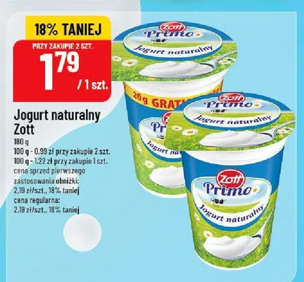 Jogurt naturalny promocja w POLOmarket