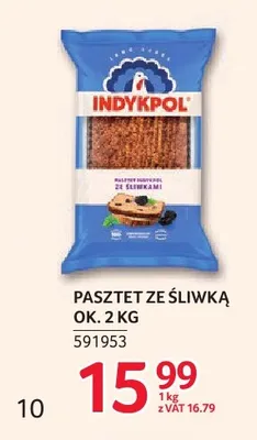 Pasztet ze śliwką Indykpol promocja w Selgros