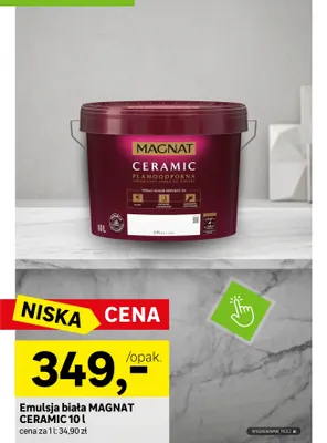 Emulsja biała Magnat Ceramic promocja w Leroy Merlin