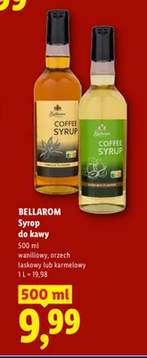 Syrop do kawy orzech laskowy Bellarom promocja w Lidl