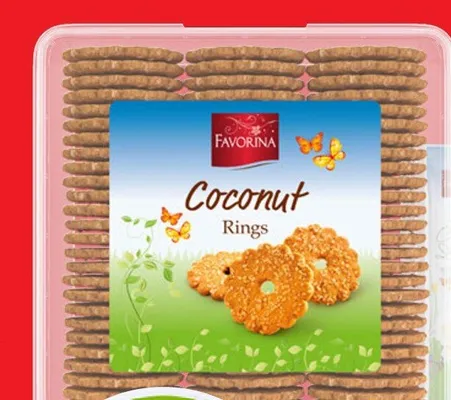 Ciastka Coconut Rings promocja w Lidl