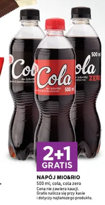 Napój Mio&Rio Cola Zero promocja w Stokrotka