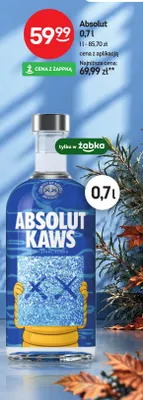 Wódka Absolut Kaws promocja w Żabka