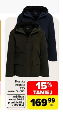 Kurtka męska TEX promocja w Carrefour