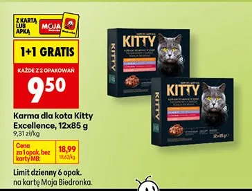 Karma dla kota Kitty Excellence promocja w Biedronka