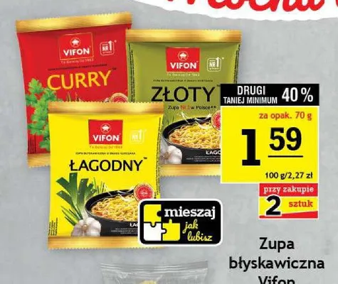 Zupa błyskawiczna Złota Vifon promocja w Gram Market