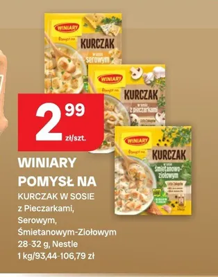 Winiary Pomysł Na Kurczak w sosie z pieczarkami promocja w Chorten