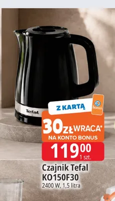 Czajnik Tefal KO150F30 promocja w Leclerc