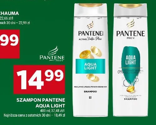 Szampon Aqua Light promocja w Stokrotka