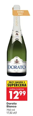 Wino musująe Dorato Bianco promocja w Biedronka