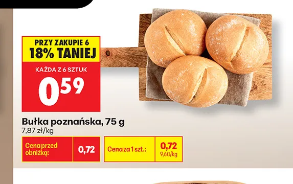 Bułka poznańska promocja w Biedronka