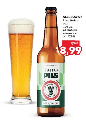 Piwo Alebrowar Italian Pils promocja w Kaufland