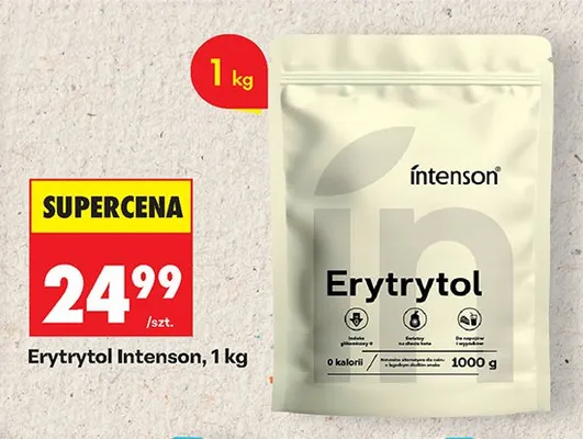 Erytrytol Intenson promocja w Biedronka