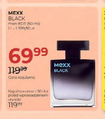 Woda toaletowa Mexx Black promocja w Drogerie Jawa